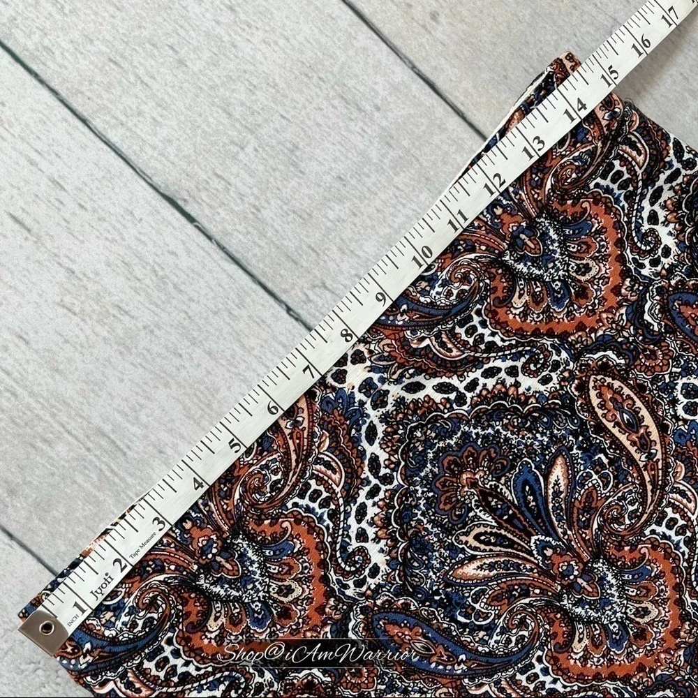 J.Crew stretch cotton pencil skirt in marine sunset paisley *shop@iamwarrior